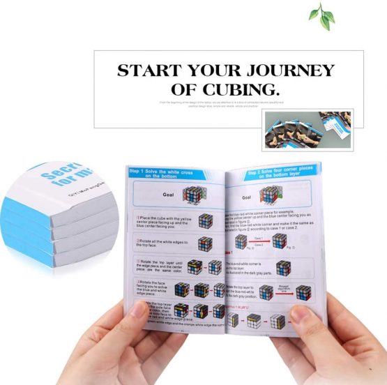 ROXENDA Magic Cube set, Stickerless 2x2 3x3 4x4 5x5 Cube Set with Gift Box, Secret Tutorial for Puzzle Cubes -2X2 3X3 4X4 5X5 Coloful - Image 4