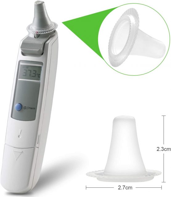 Aollop Thermometer Covers for Fever Forehead Ear Thermometer Probe