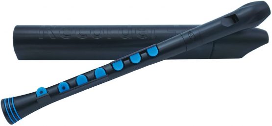 Nuvo N320RDBBL Recorder Plus with Blue Trim, Black - Image 2