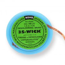 Spirig WICK2.2-1.5 3S-Wick Desoldering Braid, 2.2 mm Wide, 1.5 m Long, Antistatic
