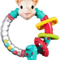 Sophie la girafe Multi Textured Rattle Natural Teether, Blue