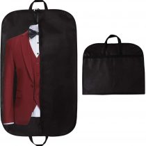 STEVOY 40" Suit Carrier Bag, Clothes Covers with Handles for Travel, Foldover Breathable Garment Bag with Handles and Gusset, 60cm*100cm