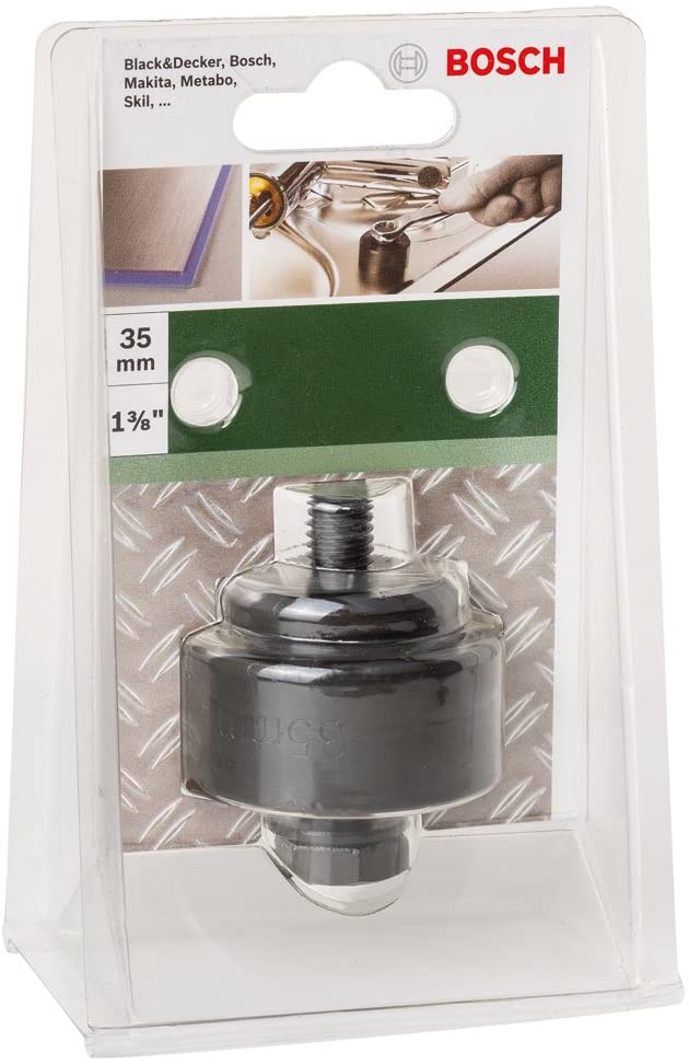 Bosch Accessories Hole Cutter for Taps 1/4 Inches 35 MM 2609256D16, Black - Image 2
