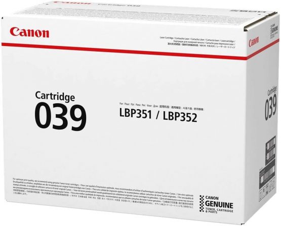 Canon CRG-039 [0287C001] Canon 039 Laser Cartridge