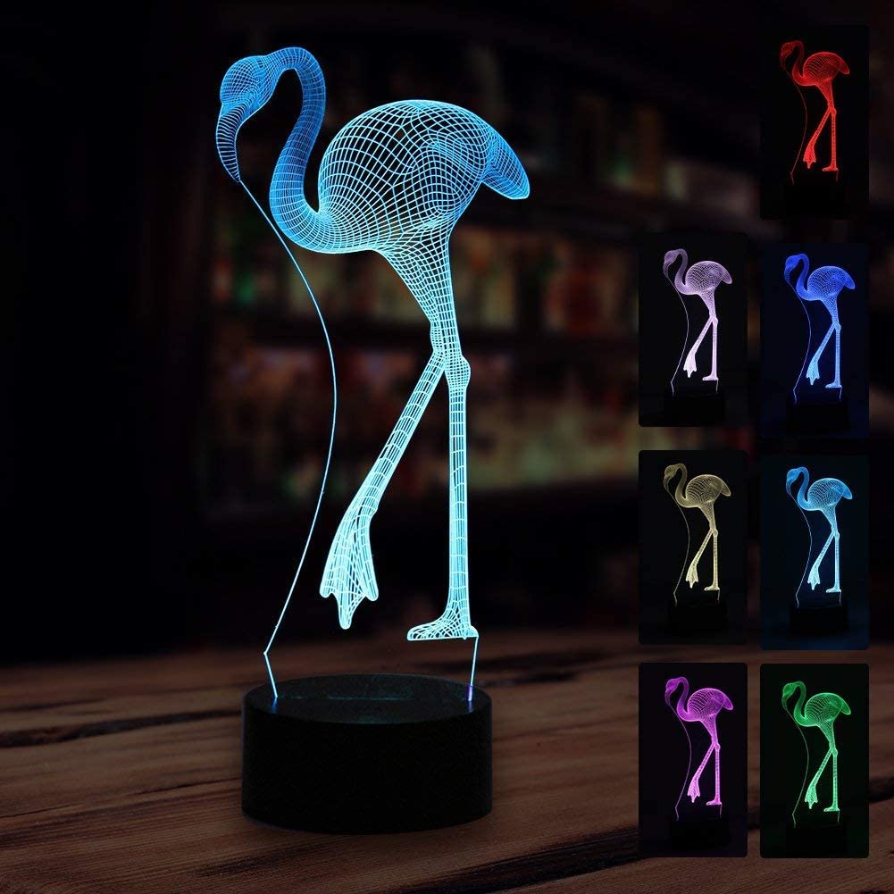 PONLCY 3D Illusion Lamp Cat Led Night Light, 16 Colors Changing USB Desk Lamps with Remote Control - Image 2
