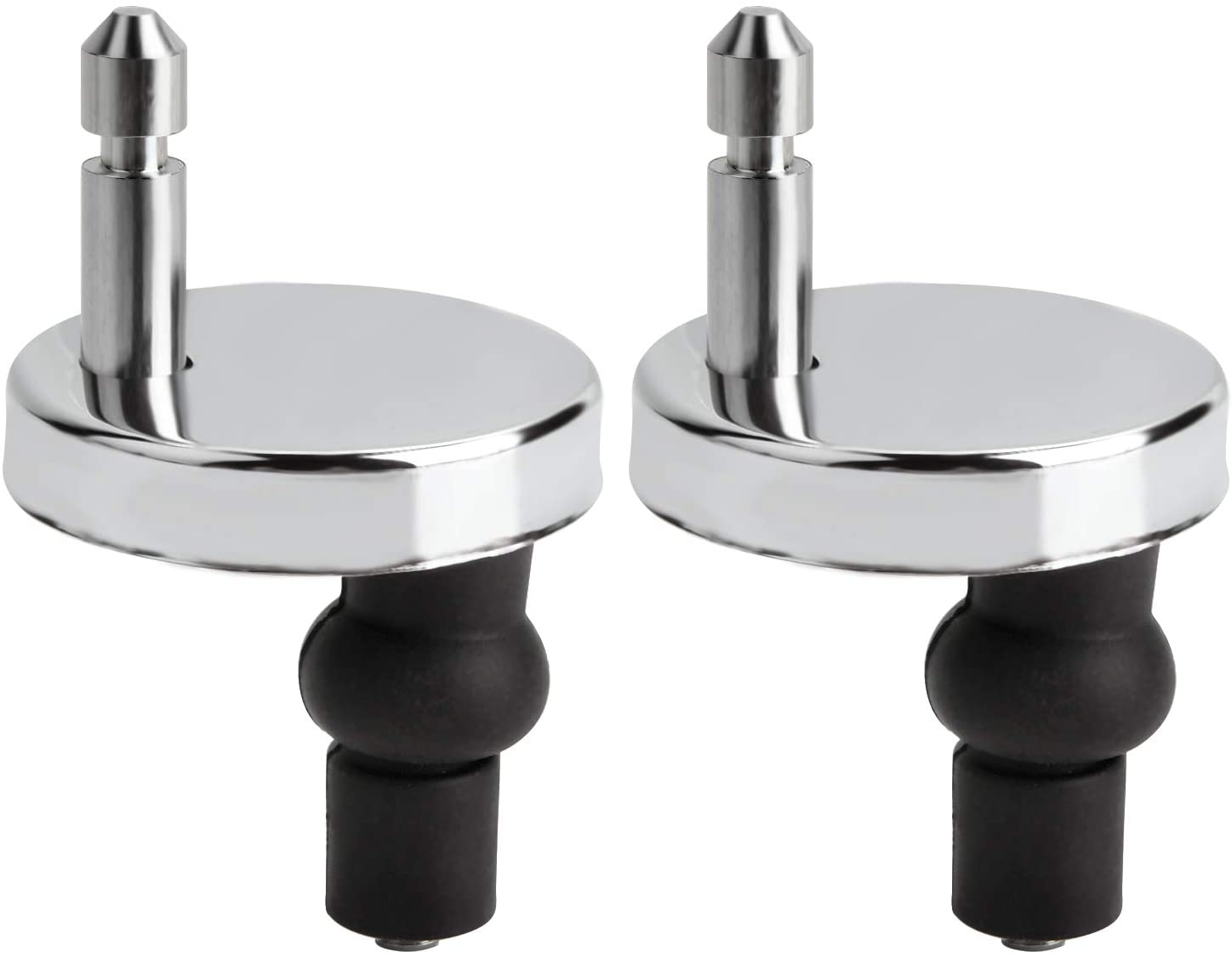 Yizhet 1 Pairs Toilet Seat Top Fixings Top Fix Toilet Seat Fixings Toilet Seat Hinge Fittings