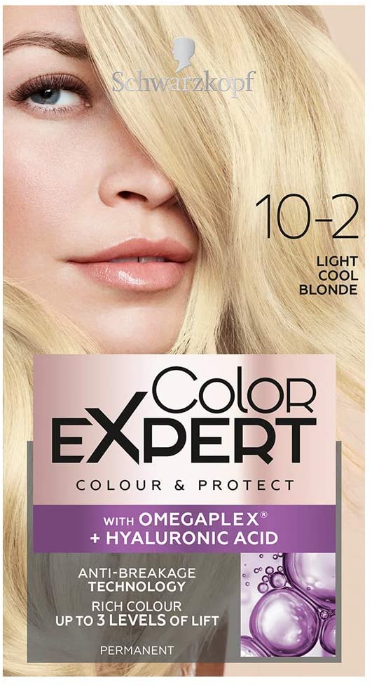 Schwarzkopf Color Expert Light Blonde Hair Dye Permanent And Protect With Omegaplex 10 2 Light 