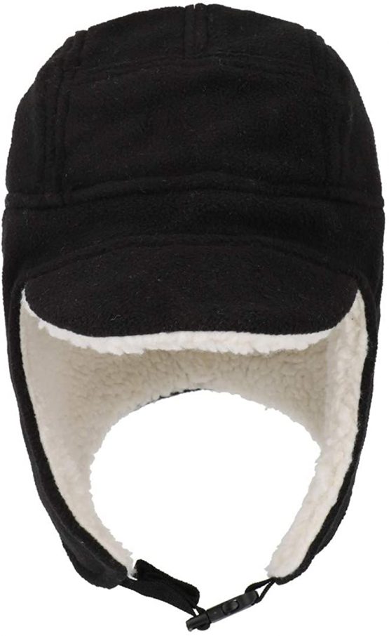 Magracy Unisex Men's Women's Outdoor Winter Earflap Hat Fleece Warm Hats with Viosr - Image 2