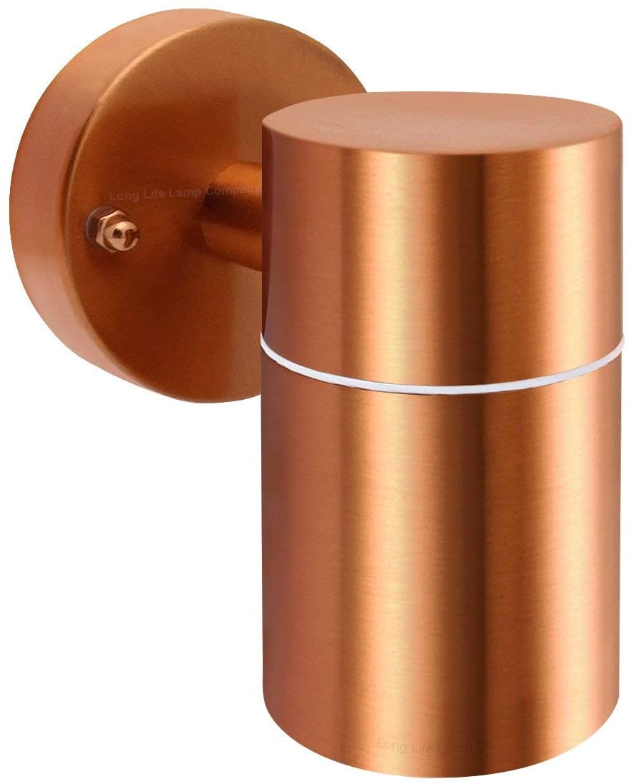 Long Life Lamp Company Modern Outdoor Wall Light Copper Finish IP65 ZLC098C - Image 3