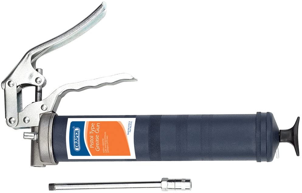 Draper 47813 Heavy Duty Pistol Action Grease Gun, Blue