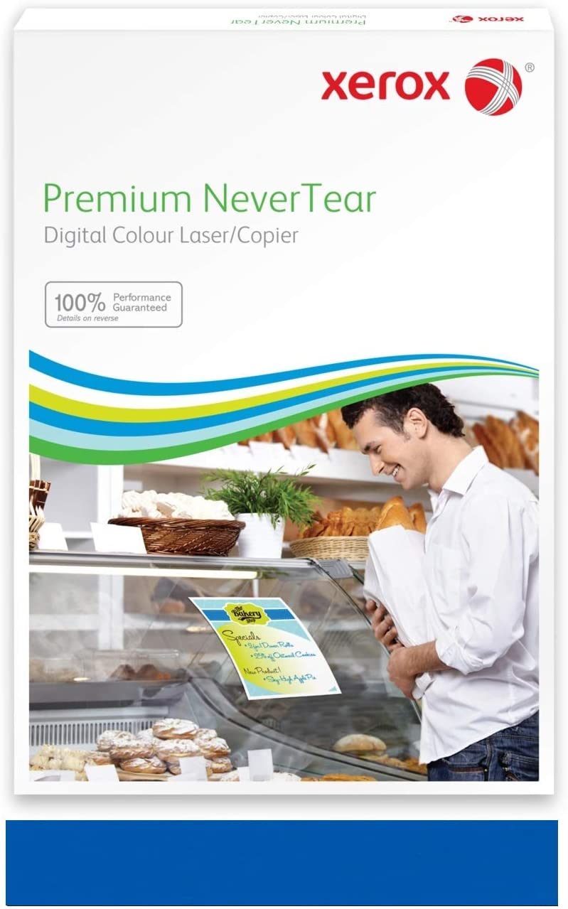 Xerox Premium Nevertear Systhetic, SRA3 Coloured Vivid, blue