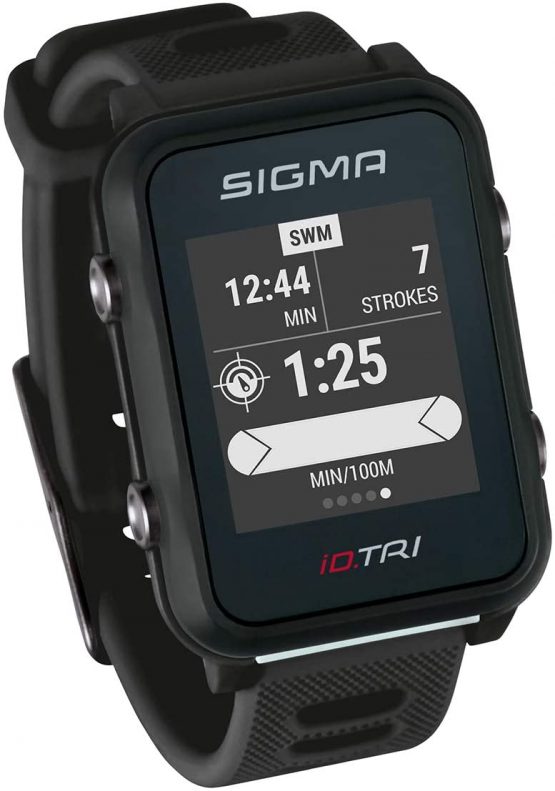 Sigma Sport iD Triathlon GPS Watch with Multisport Training Mode, Wrist-Based Heart Rate, Outdoor Navigation, Lightweight and Waterproof