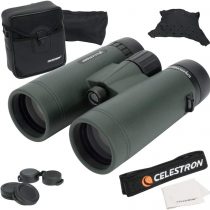 Celestron 71404 TrailSeeker 8x42 BaK-4 Prism Binoculars, Black