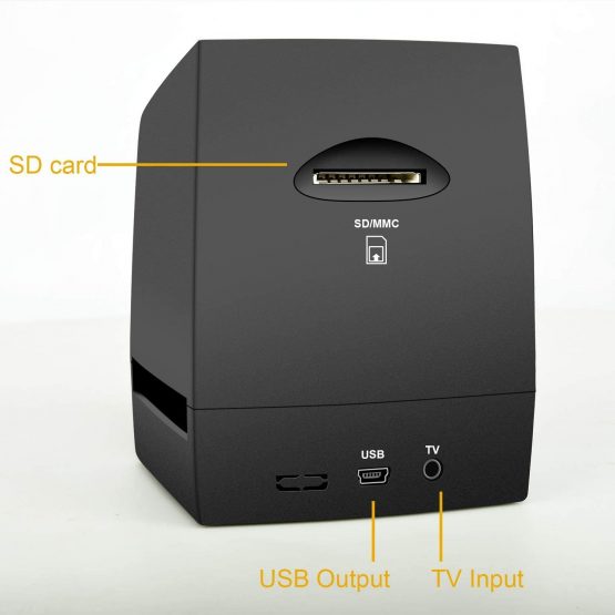 DIGITNOW! High Resolution 135 Film/Slide Scanner, Slide Viewer and Convert 35mm Negative Film &Slide to Digital JPEG Save into SD Card , with Slide Mounts Feeder No Computer/Software Required. - Image 3