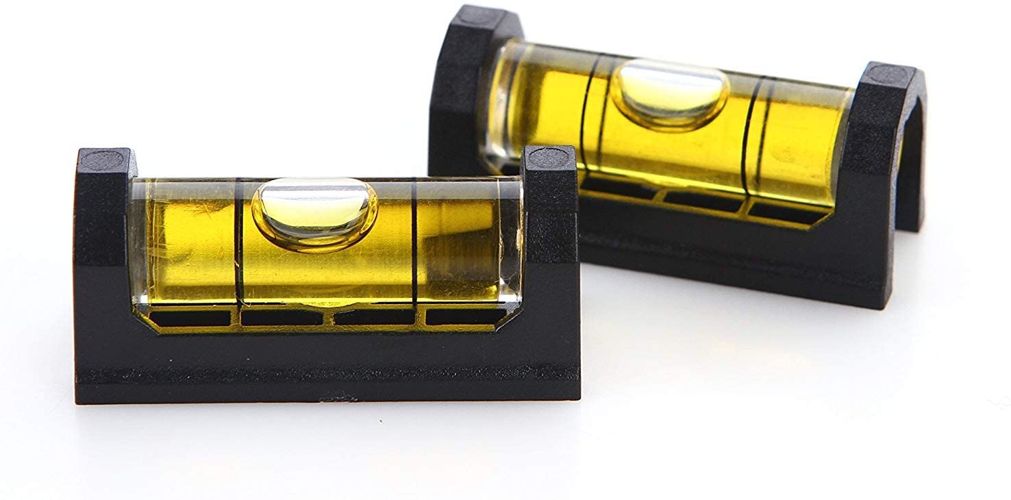 Aoderda 2 Pcs Magnetic Magnet Bubble Spirit Level for Measuring Instrument, Black - Image 2