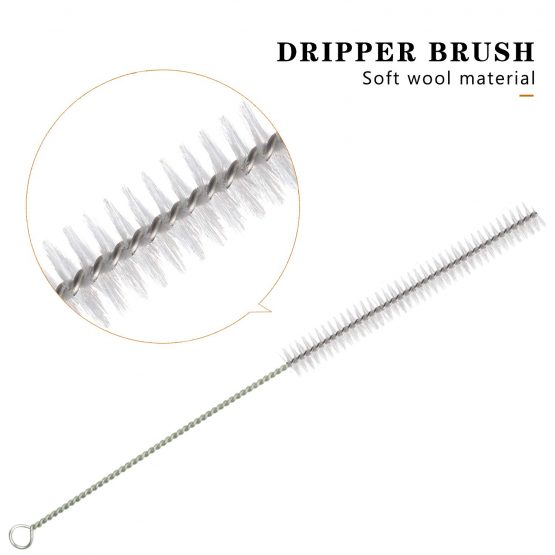 Wandefol 6pcs Glass Pipettes 0.5ml,1ml,2ml,3ml,5ml,10ml with Rubber Suction Ball, Graduated Dropper + 2 * Cleaning Brush Laboratory Chemistry - Image 3