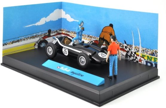 Générique Michel Vaillant Le Mans MYSTERE - 1/43 IXO CAR + FIGURINE + DECOR V12