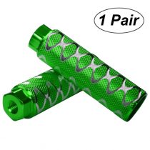 Bike Pegs, Helaryfreemear 2Pcs Aluminum Alloy Anti-Skid Lead Foot BMX Pegs Fit 3/8 inch Axles (Purple)