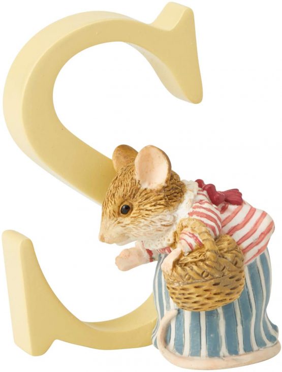 Beatrix Potter Alphabet Letter S Mrs Tittlemouse Figurine