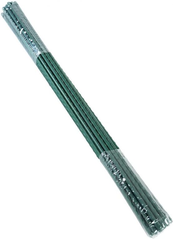 Tingyuan 25 Pack Garden Stakes 8mm x 60cm Plant Stakes Sturdy Plant Support - Image 3