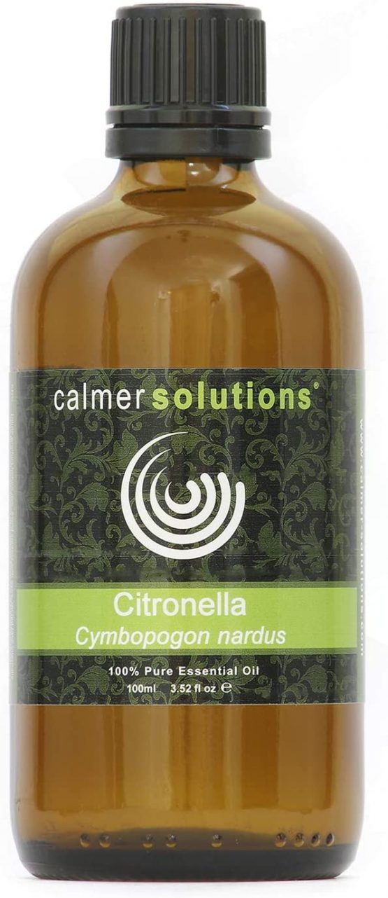 Calmer Solutions Citronella 100% Pure Essential Aromatherapy Oil 100ml