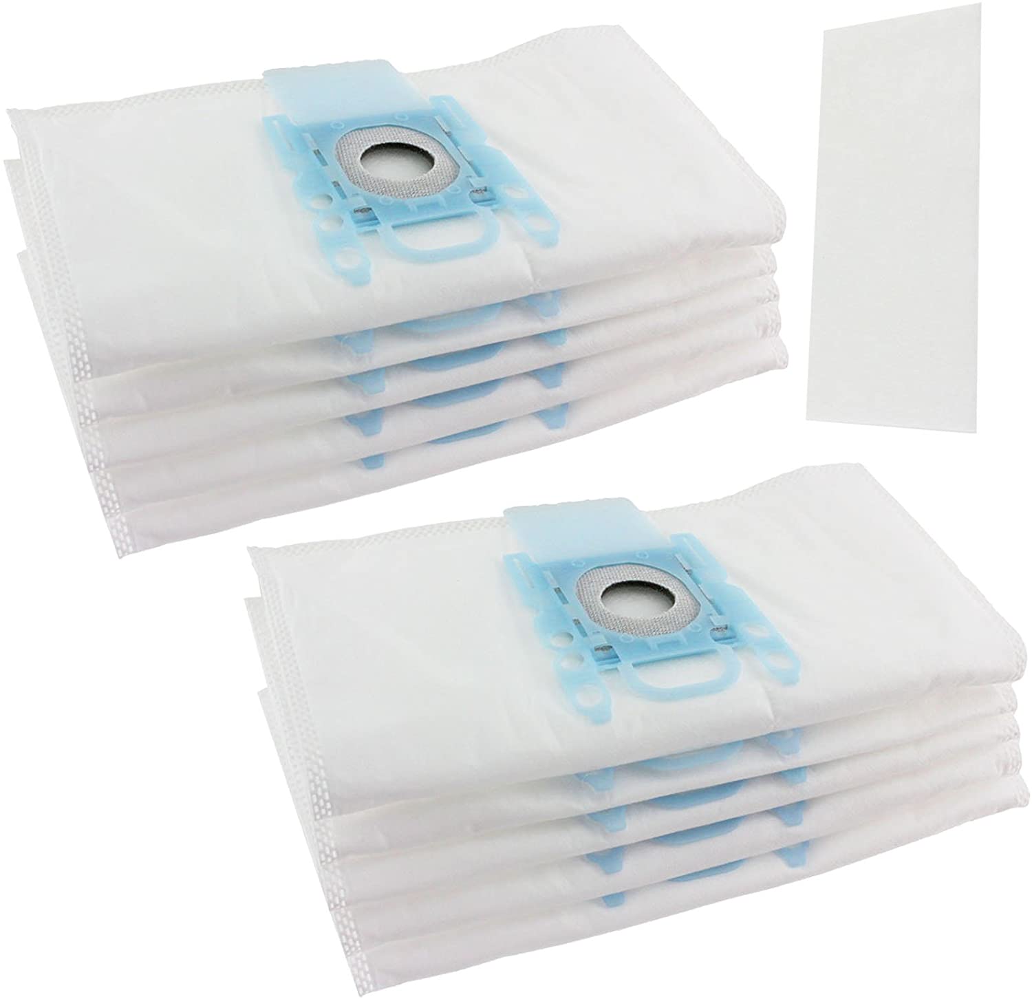 SPARES2GO Cloth Bags compatible with Bosch BSG6 BSG7 BSGL3126GB GL30 Vacuum (Pack of 10 + 2 Filter)