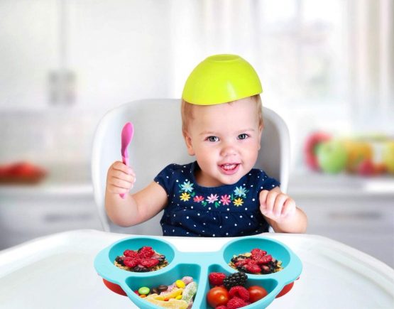 Baby Silicone Placemat, Non-Slip Feeding Plate for Toddlers Babies Kids with Strong Suction Fits Most Highchair Trays BPA-Free FDA Approved, Dishwasher and Microwave Safe (New Car Blue) - Image 2