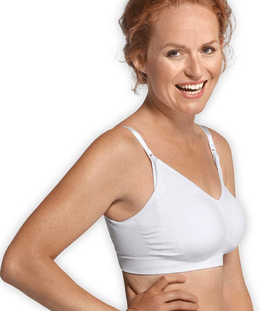 Carriwell Seamless Nursing Bra (Extra Large, White), XL - Image 3