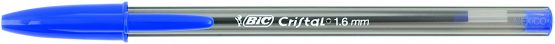Bic Cristal Large Ballpoint Pen (Pack of 5) Blue - Image 2
