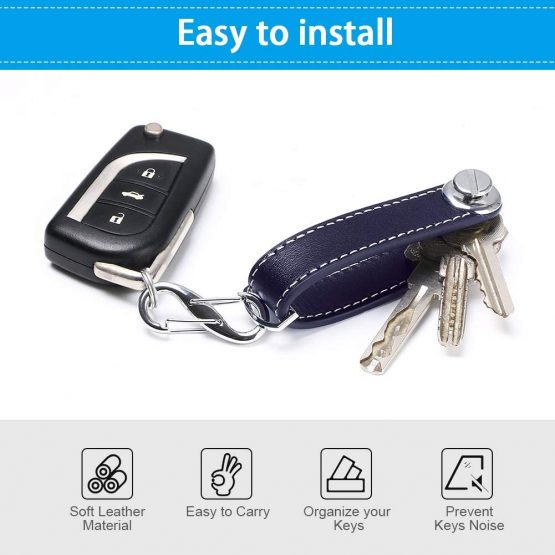 flintronic® Key Organizer | Portable Keychain | Pocket Smart Key Holder with Gift Boxed Stylish, Functional & Practical (Holds 10-12 Multiple Keys) - Image 4