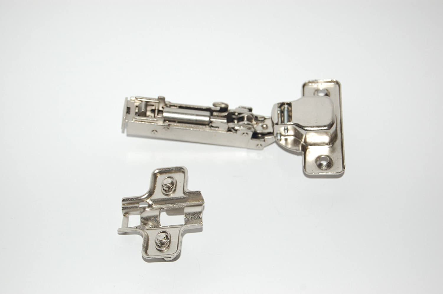 Furnica 2X SOFT CLOSE KITCHEN DOOR HINGE, Bright Zinc - Image 3