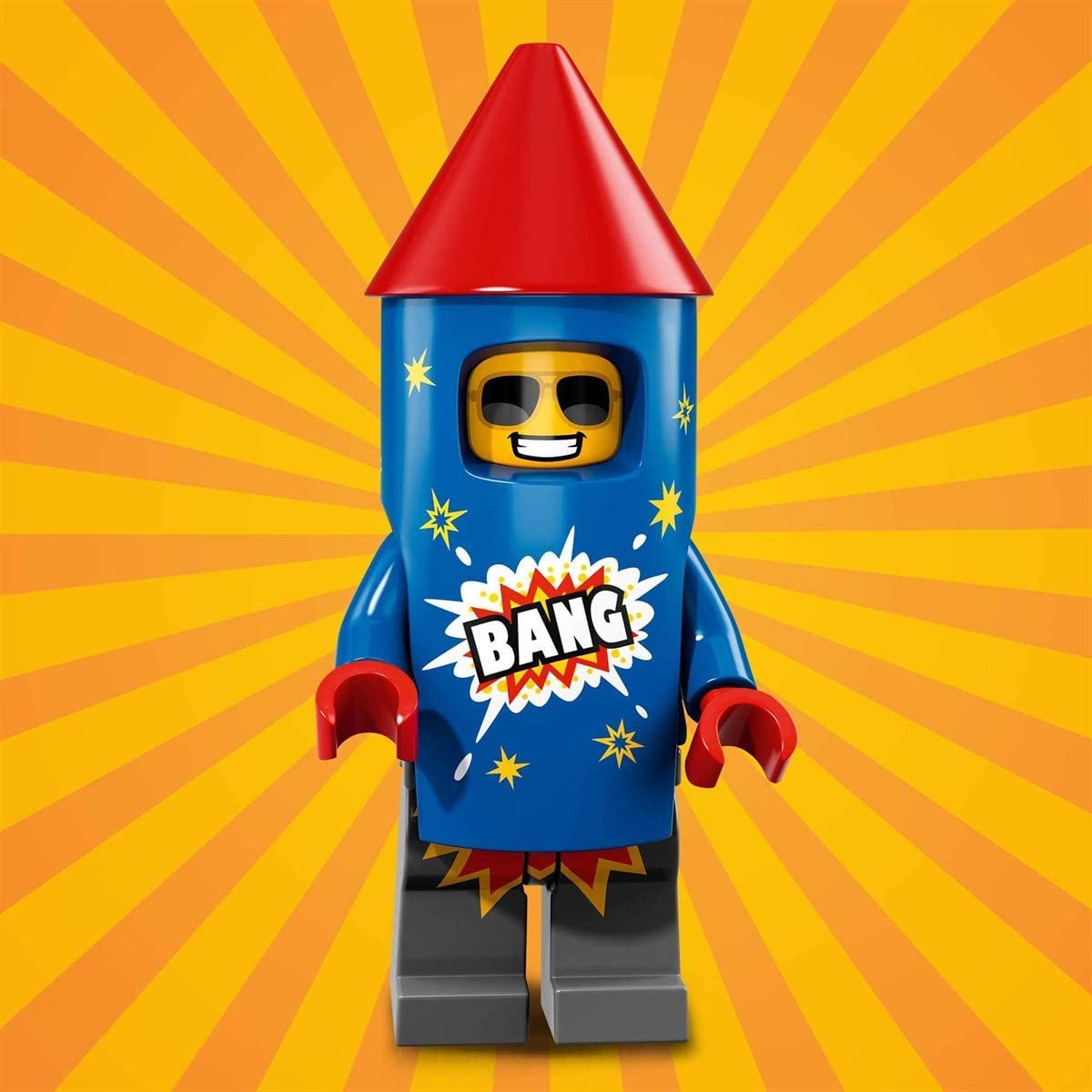 LEGO Series 18 FIREWORK GUY Minifigure (#05/17) - Bagged 71021