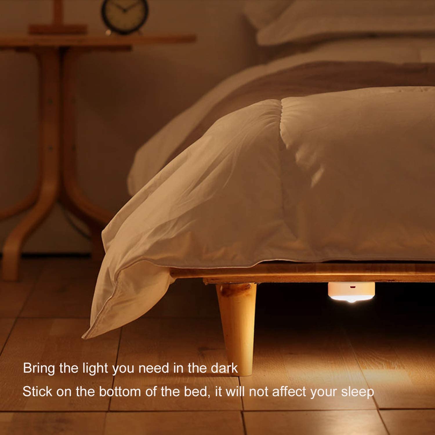 SingHong Motion Sensor LED Night Light, USB Rechargeable, 8 Lighting Colors, 3 Working Modes, Magnet Stick Anywhere - Image 2