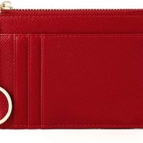 Coin Purse for Women, ZhaoCo PU Leather Zipper Womens Wallet Small Change Wallet Card Purse Cash Holder Organizer Coin Purse for Ladies Girls - Red