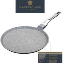 MasterClass MCMCP28 Cast Aluminium Induction-Safe Non-Stick Crêpe Pan, 28 cm (11") , Grey