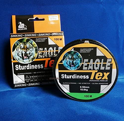 Quality Fluorocarbon Fishing Line 0.55 mm 100 m 20 kg Monofile Line (0.55 mm), Green - Image 2