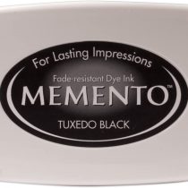 Tsukineko Memento Dye Ink Pad - Tuxedo