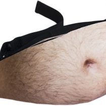 Dad Bag Fake Belly Waist Pack Unisex Fanny Pack Stash Sport Bags with Adjustable Belt (Fleshcolor)