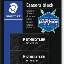 STAEDTLER 526B3BK2-CST Art Eraser, Multicoloured