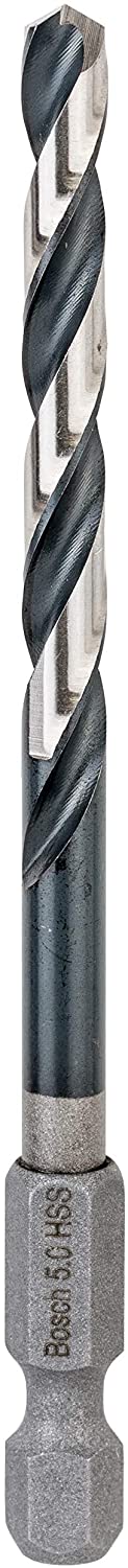 Bosch Accessories Impact Control HSS Twist Drill Bit (for metal 5 x 52 x 91 mm, accessories for impact drills) - Image 2