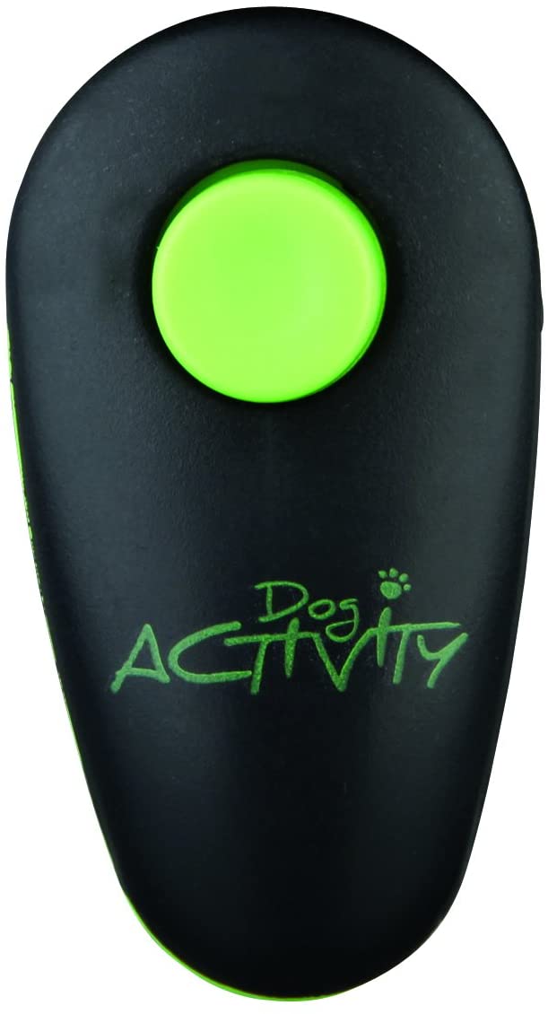 TRIXIE finger clicker for training with dogs, practical finger loop, constant click sound, various colours, random selection
