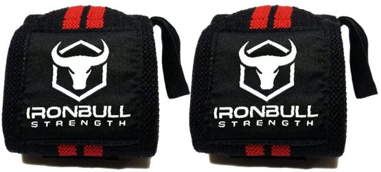 Wrist Wraps (20" Premium Quality) & Lifting Straps (Bundle Pack), Heavy Duty Wrist Support with Thumb Loop, Pair of Two Wrist Wraps with Pair of Two Wrist Straps for Weight Training - Image 4