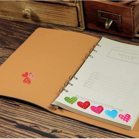 Love Heart Stickers, 60 Sheets Colorful Heart Decorative Stickers for Valentine's Day, Anniversaries, Wedding (Colorful) - Image 4