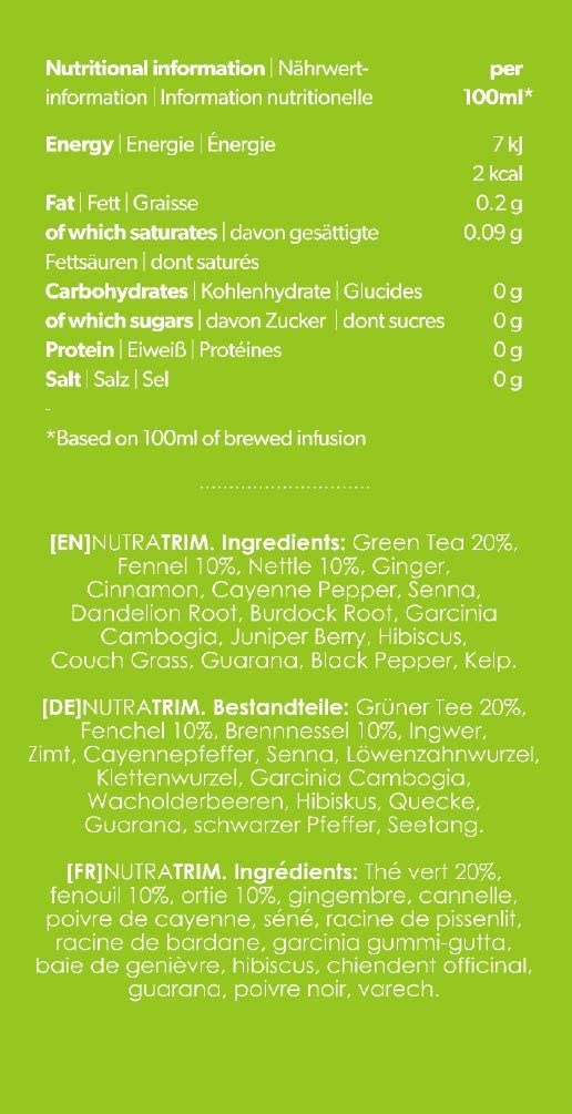 Nutra Tea NUTRATRIM - Slimming Tea, 20 count (Pack of 1) - Image 3