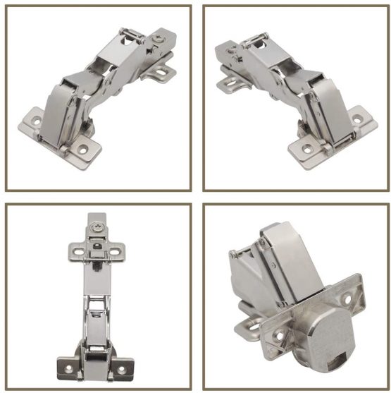 2 Pack Probrico 165 Degree Soft Close Kitchen Cabinet Hinge Furniture Concealed Combination Warerobe Door Hinge 35mm Full Overlay - Image 4