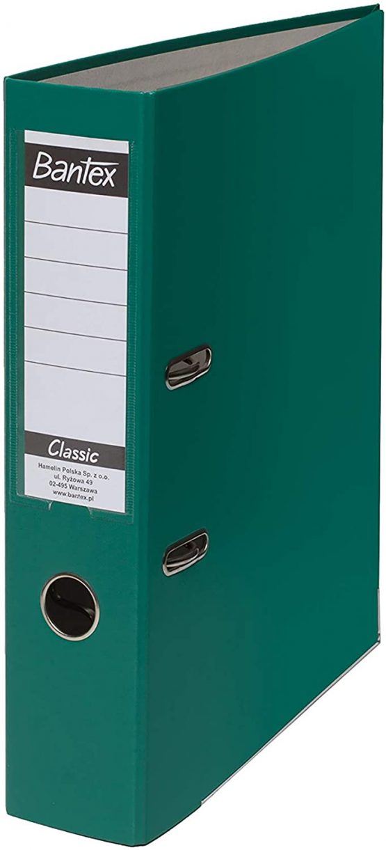 BANTEX Lever Arch File Classic 7,5 cm Green