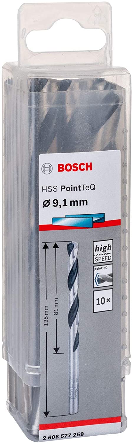 Bosch Professional PointTeQ HSS Twist Drill Bit (for Metal 5 x 52 x 86 mm, Accessories for Drill Driver), multi-coloured, diameter 5 mm - Image 2