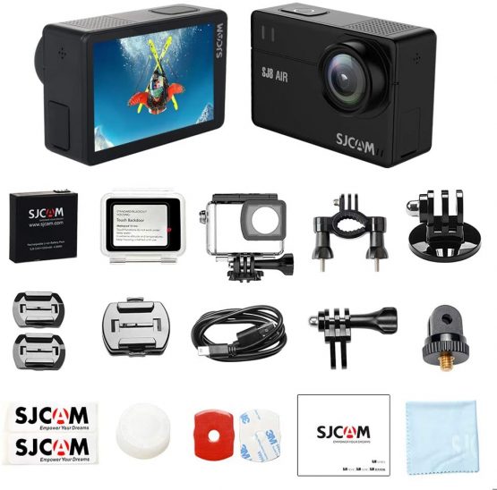 SJCAM SJ8 AIR Sports Camera 2K Native 30M Touch Screen, Action Water Camera with Battery and External Charger, USB-4 WIFI 1200 mAh - Image 2