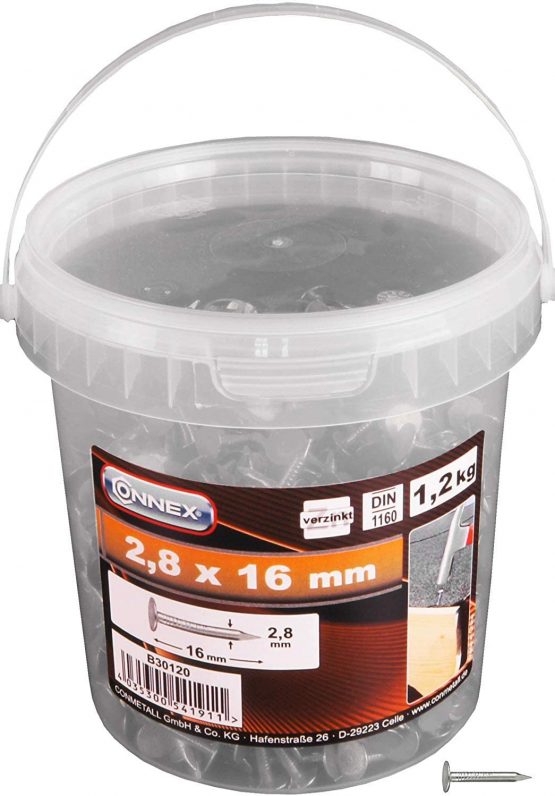 CONNEX B30120 Roofing Nails in Bucket 2,8x16