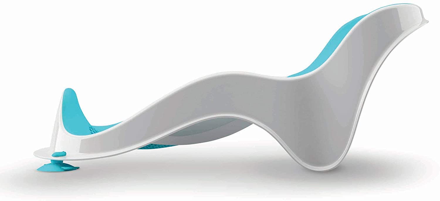 Angelcare Soft Touch Mini Bath Support- Aqua - Newborn Bath Seat, Infant Bathing, Non-Slip, Easy Clean - Image 4